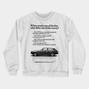 RELIANT SCIMITAR GTE - advert Crewneck Sweatshirt